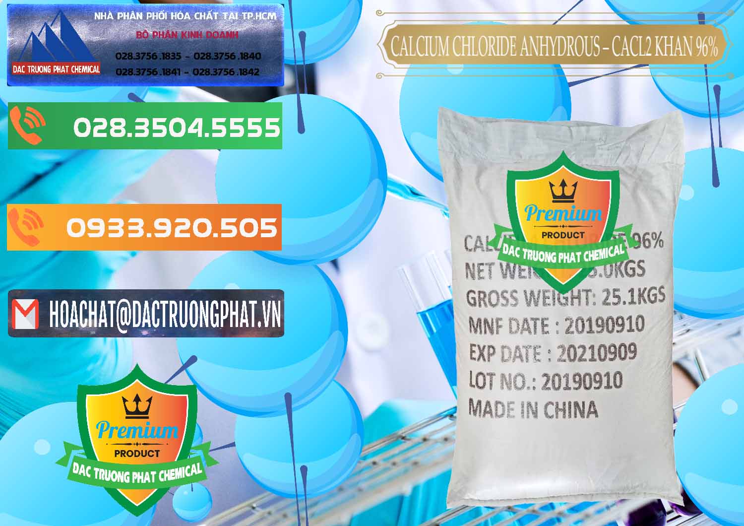 Công ty chuyên nhập khẩu ( bán ) CaCl2 – Canxi Clorua Anhydrous Khan 96% Trung Quốc China - 0043 - Nhà phân phối và cung ứng hóa chất tại TP.HCM - hoachatxulynuoc.com.vn