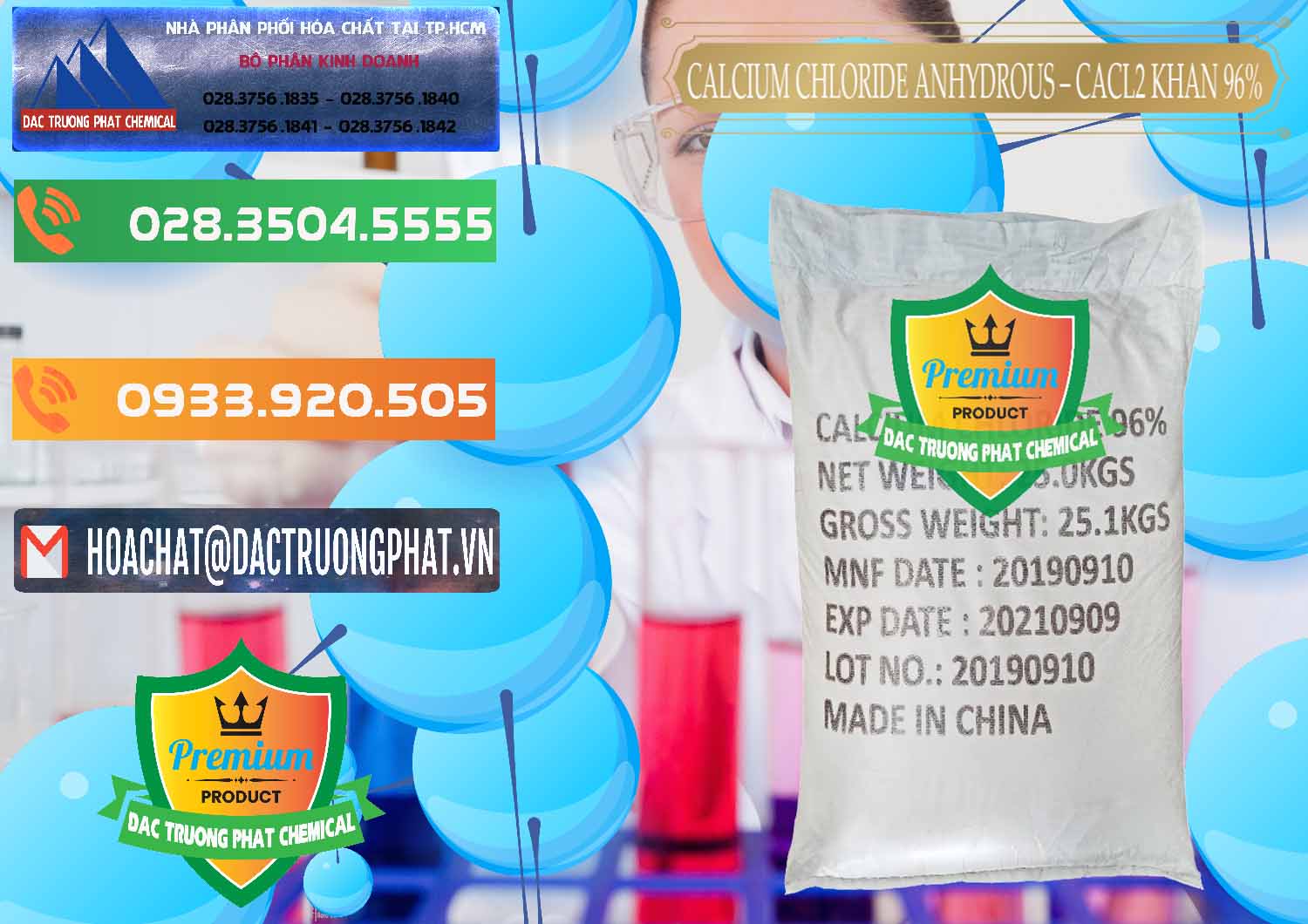 Nơi nhập khẩu và bán CaCl2 – Canxi Clorua Anhydrous Khan 96% Trung Quốc China - 0043 - Nơi phân phối - bán hóa chất tại TP.HCM - hoachatxulynuoc.com.vn