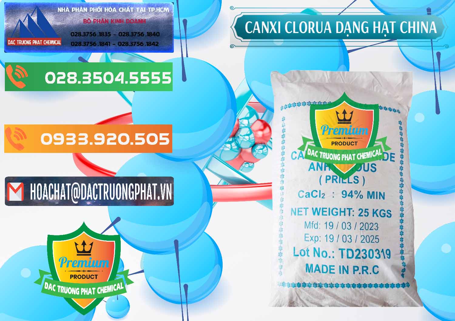 Nơi chuyên bán & cung ứng CaCl2 – Canxi Clorua 94% Dạng Hạt Trung Quốc China - 0373 - Đơn vị bán - phân phối hóa chất tại TP.HCM - hoachatxulynuoc.com.vn
