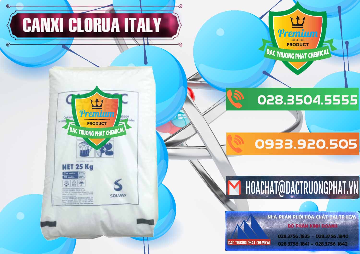 Chuyên cung cấp và bán CaCl2 – Canxi Clorua Food Grade Ý Italy - 0435 - Chuyên bán & phân phối hóa chất tại TP.HCM - hoachatxulynuoc.com.vn