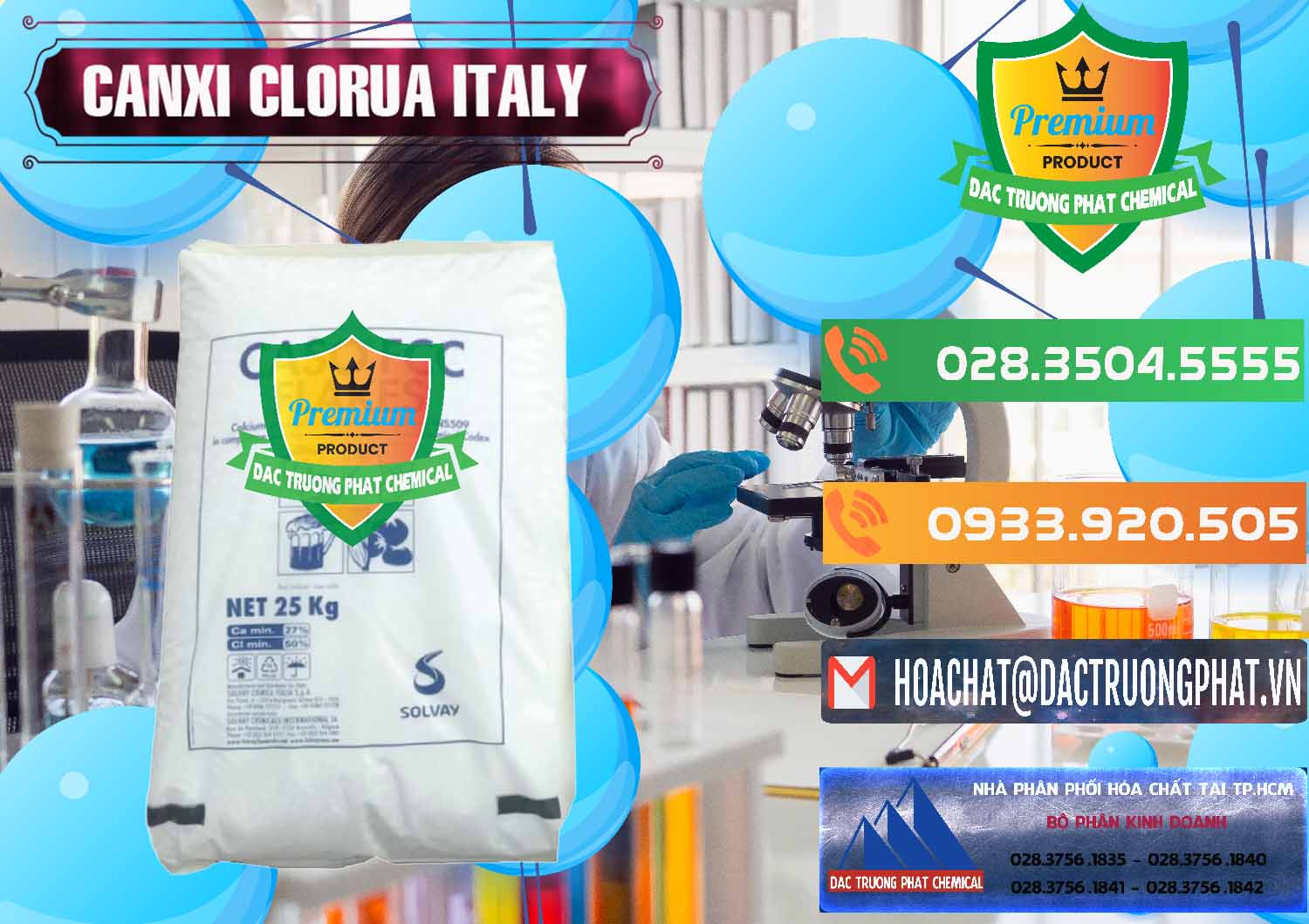Cty chuyên phân phối & bán CaCl2 – Canxi Clorua Food Grade Ý Italy - 0435 - Đơn vị chuyên kinh doanh - cung cấp hóa chất tại TP.HCM - hoachatxulynuoc.com.vn