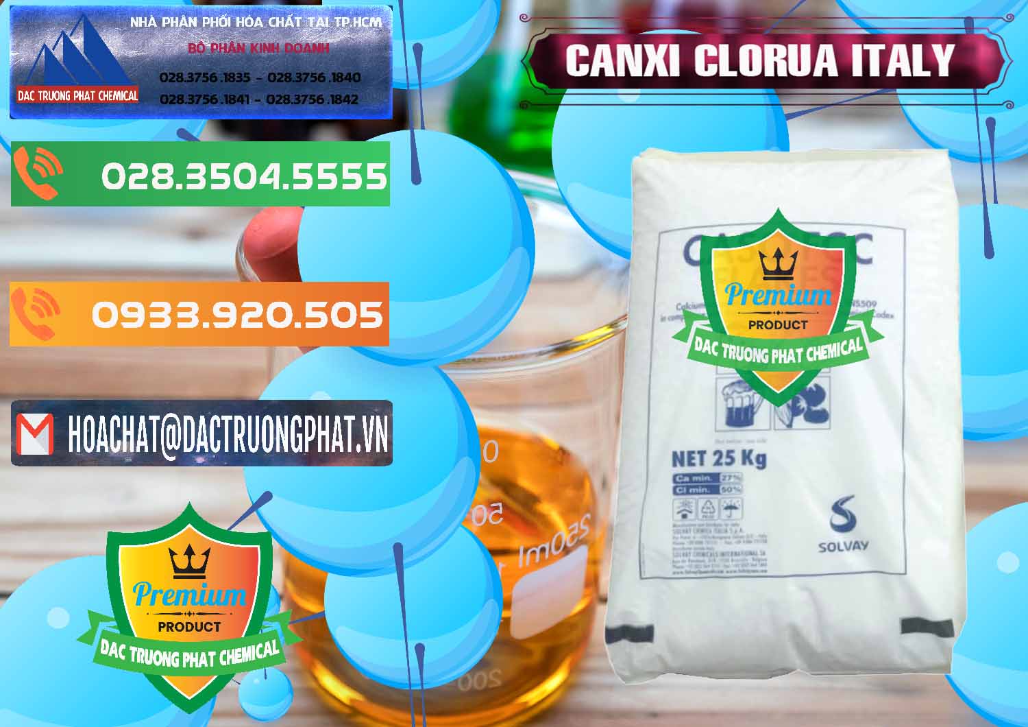 Cung cấp & bán CaCl2 – Canxi Clorua Food Grade Ý Italy - 0435 - Nơi chuyên kinh doanh - cung cấp hóa chất tại TP.HCM - hoachatxulynuoc.com.vn