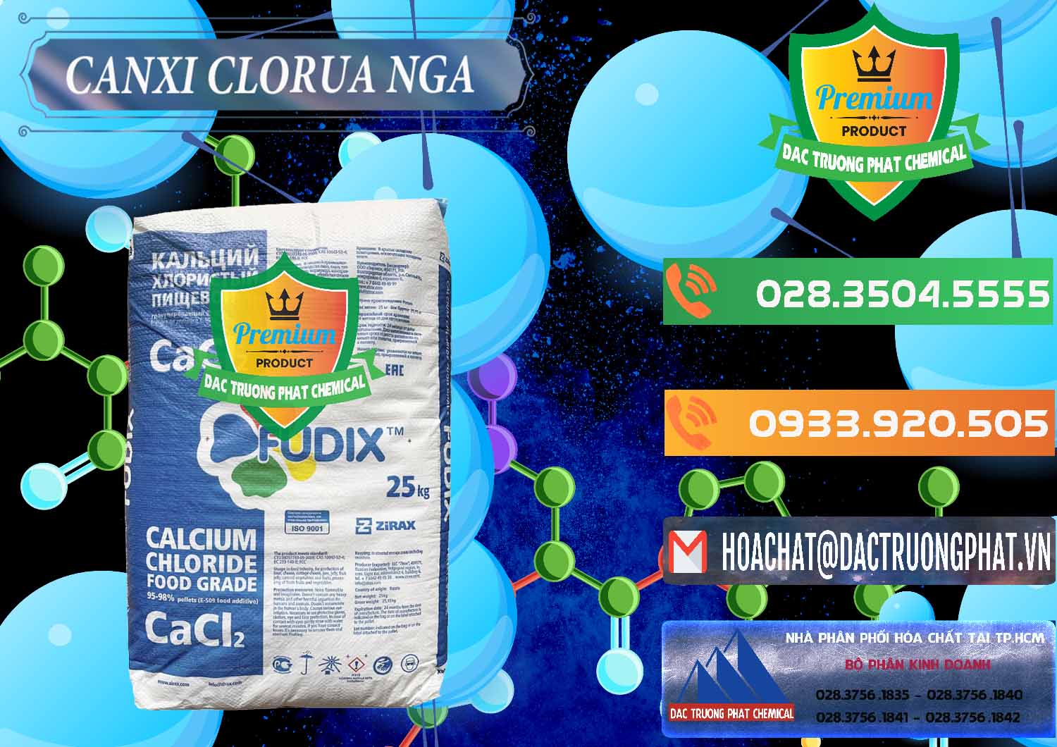 Cty nhập khẩu và bán CaCl2 – Canxi Clorua Nga Russia - 0430 - Nơi cung ứng _ phân phối hóa chất tại TP.HCM - hoachatxulynuoc.com.vn