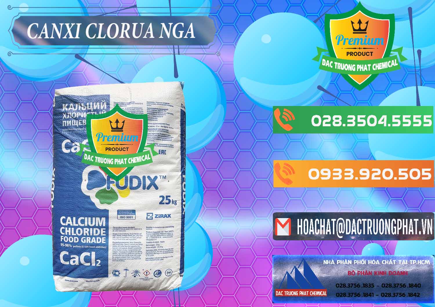 Chuyên bán ( cung cấp ) CaCl2 – Canxi Clorua Nga Russia - 0430 - Công ty chuyên bán _ cung cấp hóa chất tại TP.HCM - hoachatxulynuoc.com.vn
