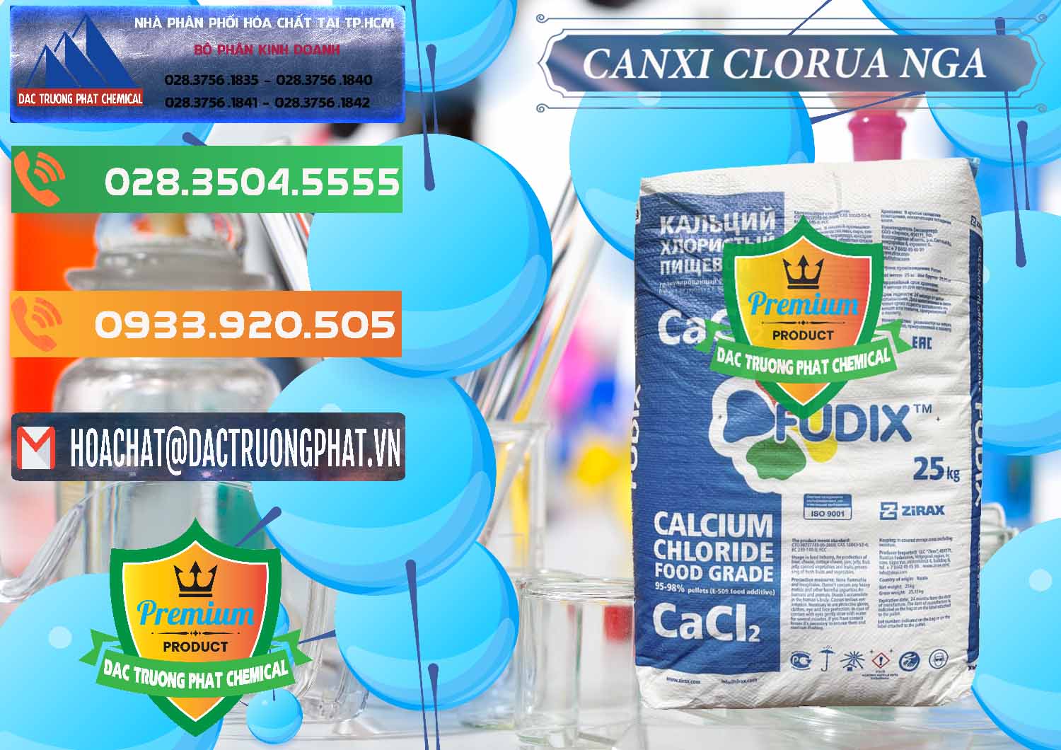 Nơi cung ứng và bán CaCl2 – Canxi Clorua Nga Russia - 0430 - Cty chuyên bán ( cung cấp ) hóa chất tại TP.HCM - hoachatxulynuoc.com.vn
