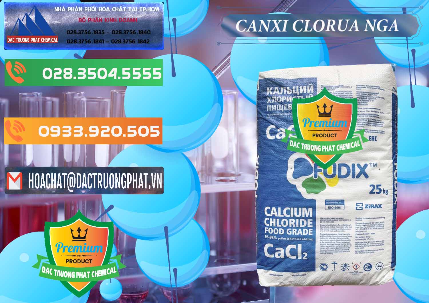 Cty chuyên cung ứng và bán CaCl2 – Canxi Clorua Nga Russia - 0430 - Nơi chuyên nhập khẩu & phân phối hóa chất tại TP.HCM - hoachatxulynuoc.com.vn