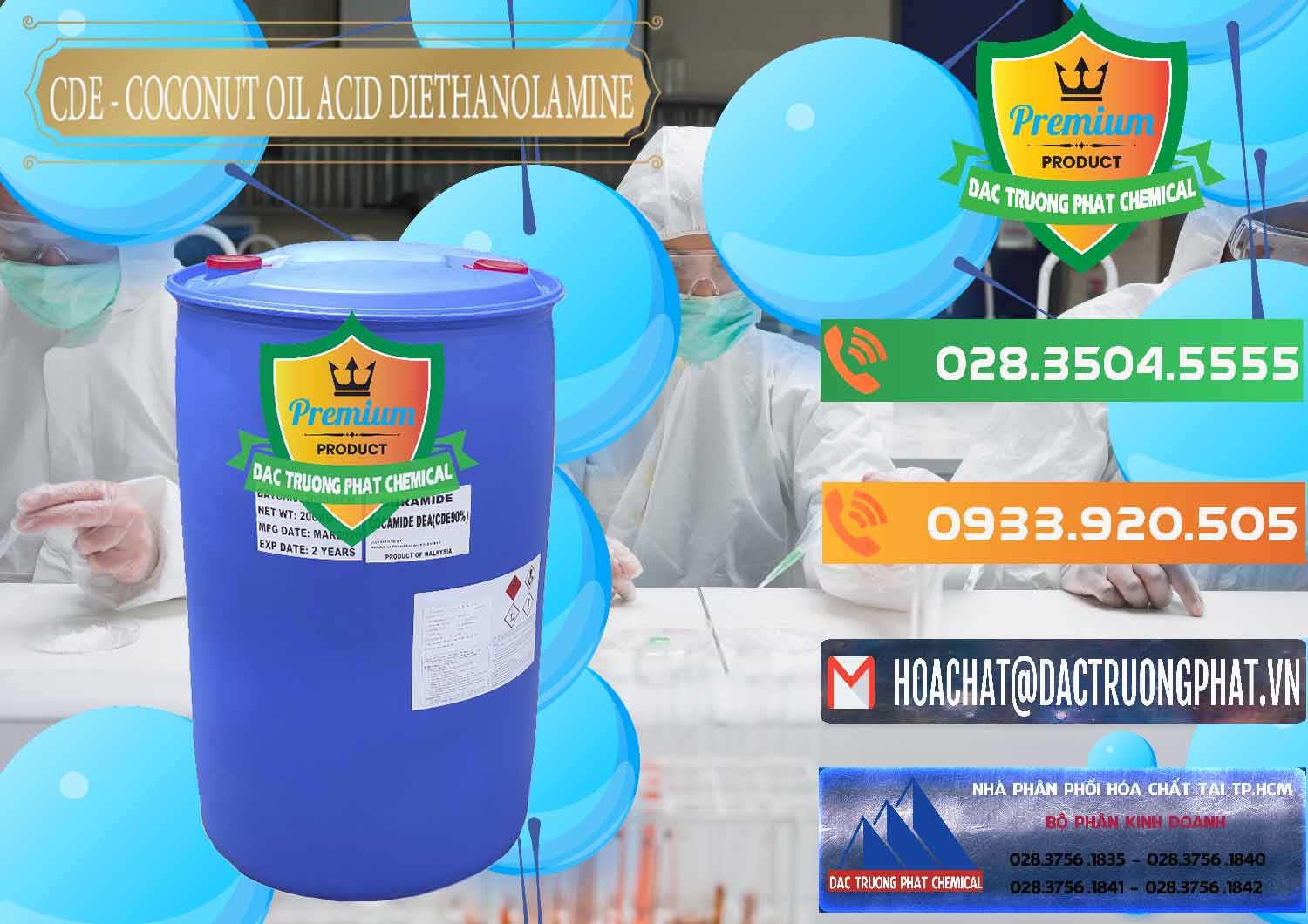 Cung cấp ( bán ) CDE - Coconut Oil Acid Diethanolamine Mã Lai Malaysia - 0311 - Công ty phân phối và cung cấp hóa chất tại TP.HCM - hoachatxulynuoc.com.vn