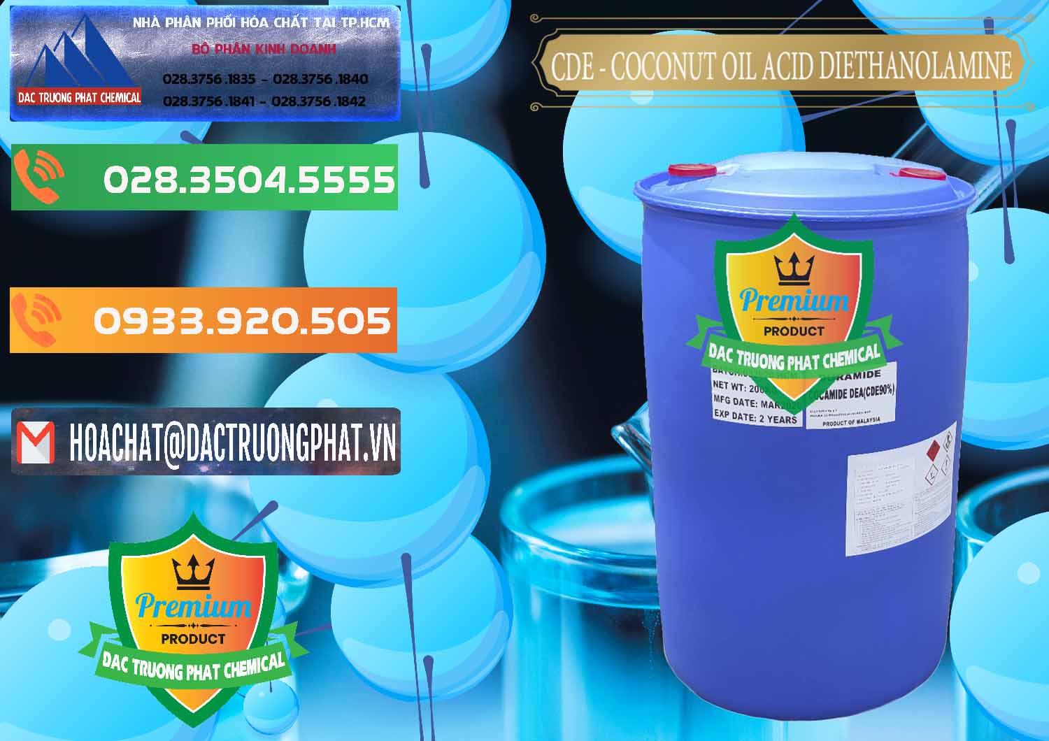 Cty bán - phân phối CDE - Coconut Oil Acid Diethanolamine Mã Lai Malaysia - 0311 - Đơn vị cung cấp và nhập khẩu hóa chất tại TP.HCM - hoachatxulynuoc.com.vn