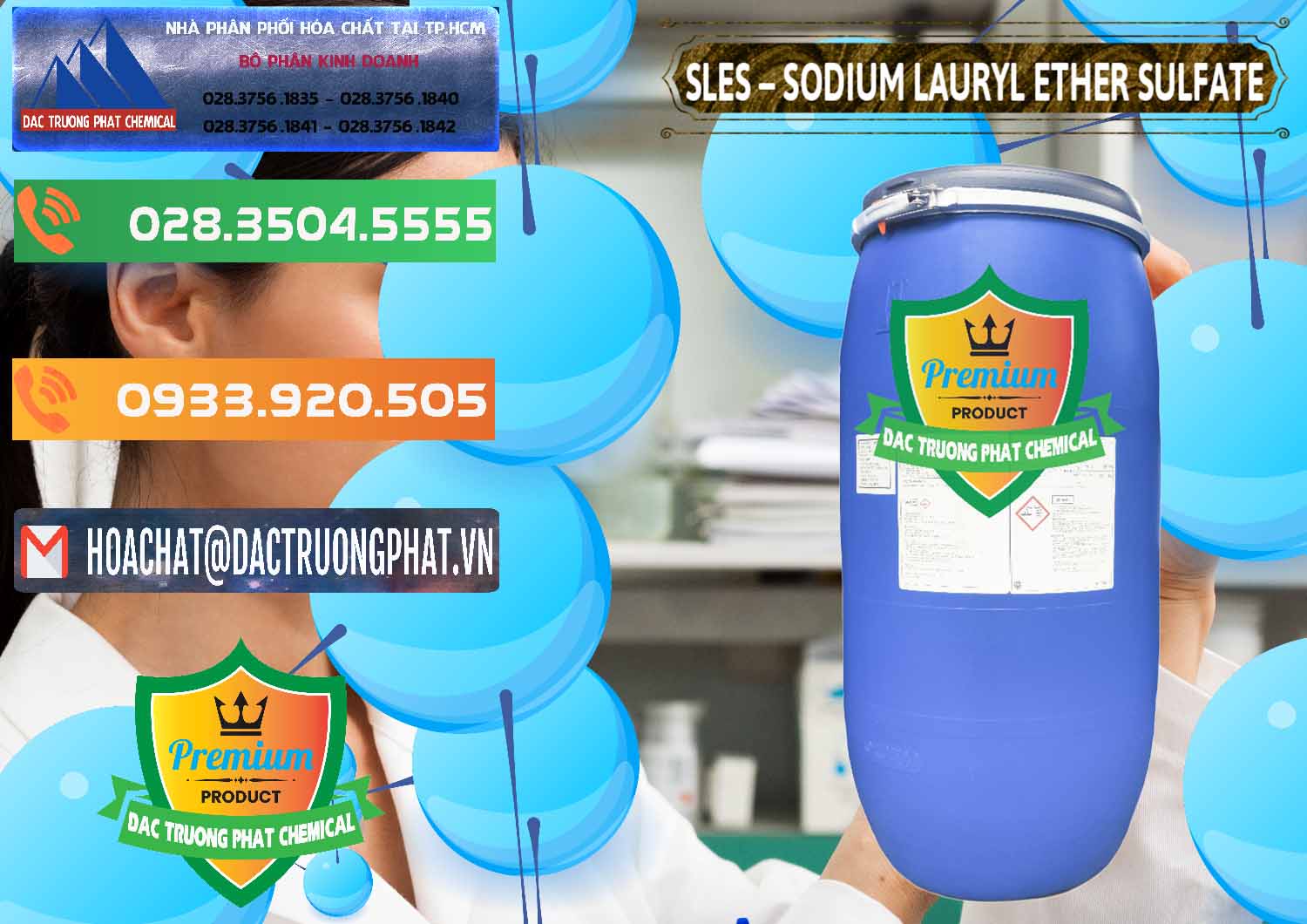 Cty chuyên cung ứng và bán Chất Tạo Bọt Sles - Sodium Lauryl Ether Sulphate Kao Indonesia - 0046 - Chuyên cung ứng & phân phối hóa chất tại TP.HCM - hoachatxulynuoc.com.vn