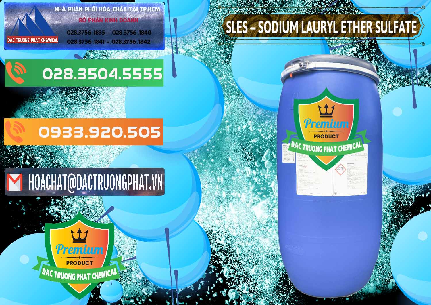 Bán & phân phối Chất Tạo Bọt Sles - Sodium Lauryl Ether Sulphate Kao Indonesia - 0046 - Nhà phân phối _ cung ứng hóa chất tại TP.HCM - hoachatxulynuoc.com.vn
