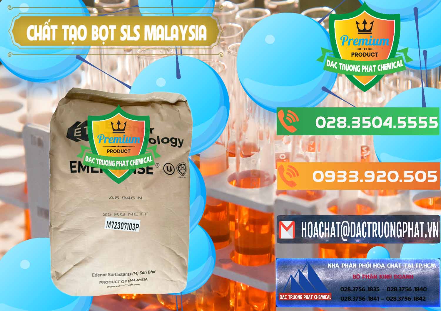 Đơn vị chuyên cung cấp & bán Chất Tạo Bọt SLS Emersense Mã Lai Malaysia - 0381 - Đơn vị cung cấp _ kinh doanh hóa chất tại TP.HCM - hoachatxulynuoc.com.vn