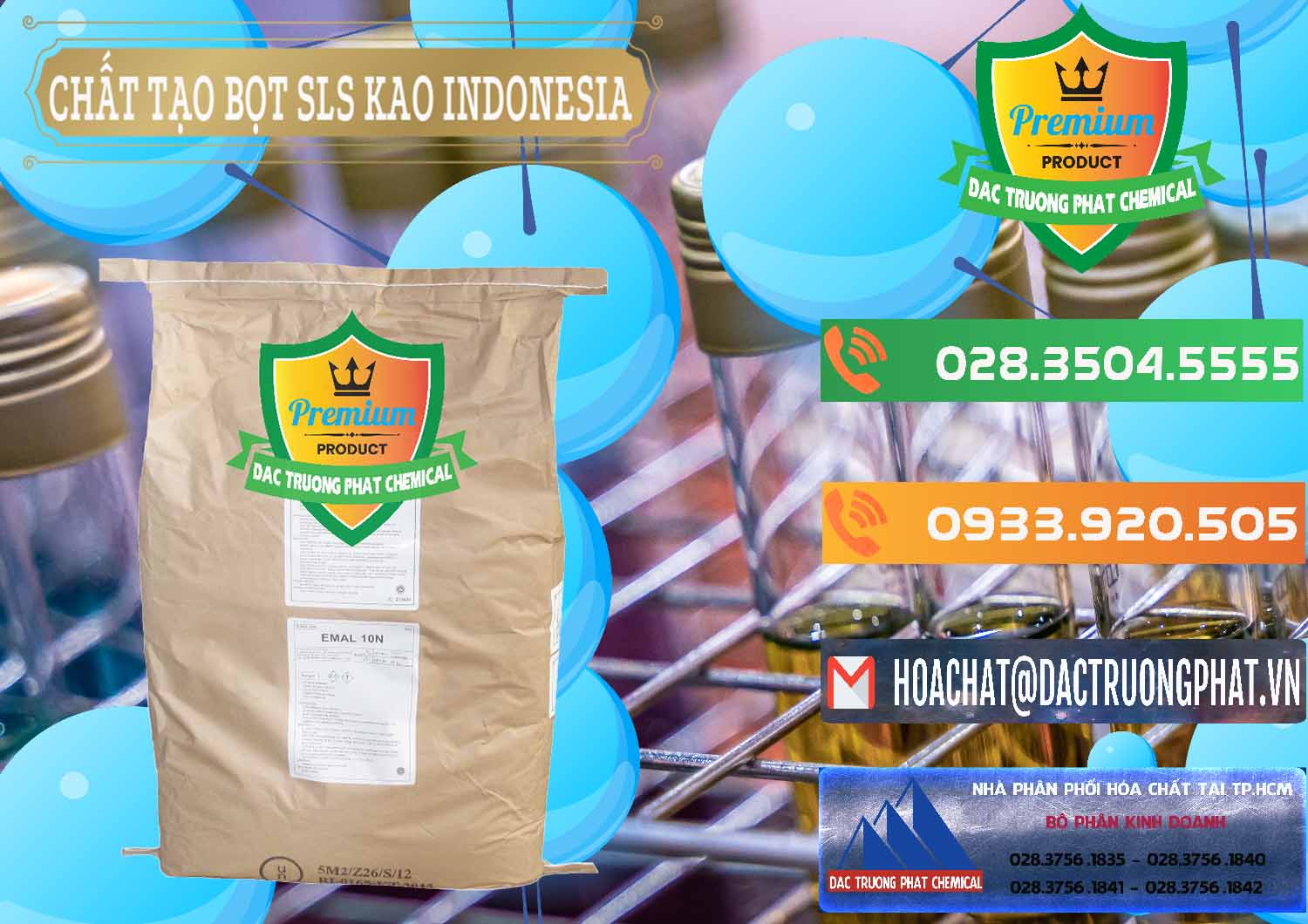 Công ty chuyên cung ứng ( bán ) Chất Tạo Bọt SLS - Sodium Lauryl Sulfate EMAL 10N KAO Indonesia - 0047 - Công ty phân phối ( cung cấp ) hóa chất tại TP.HCM - hoachatxulynuoc.com.vn