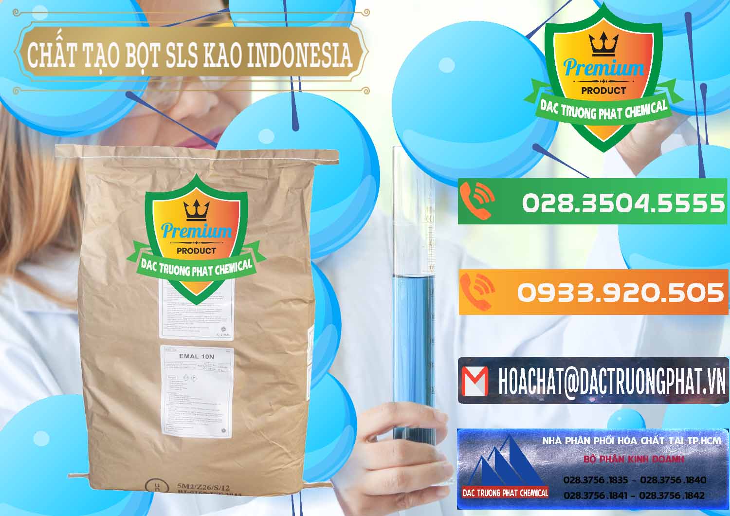 Chuyên phân phối và bán Chất Tạo Bọt SLS - Sodium Lauryl Sulfate EMAL 10N KAO Indonesia - 0047 - Công ty phân phối & cung ứng hóa chất tại TP.HCM - hoachatxulynuoc.com.vn