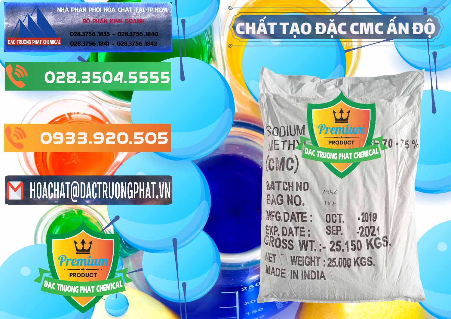 Nhà nhập khẩu và bán Chất Tạo Đặc CMC - Carboxyl Methyl Cellulose Ấn Độ India - 0044 - Đơn vị phân phối _ cung cấp hóa chất tại TP.HCM - hoachatxulynuoc.com.vn