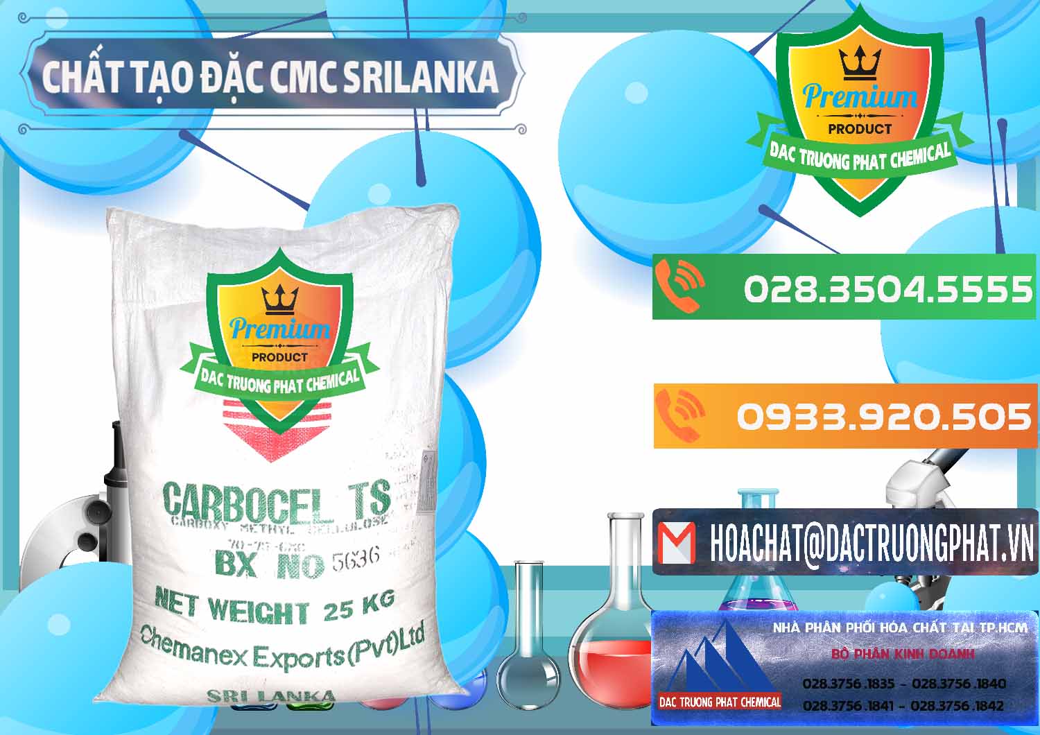 Cung cấp và bán Chất Tạo Đặc CMC - Carboxyl Methyl Cellulose Srilanka - 0045 - Phân phối - nhập khẩu hóa chất tại TP.HCM - hoachatxulynuoc.com.vn