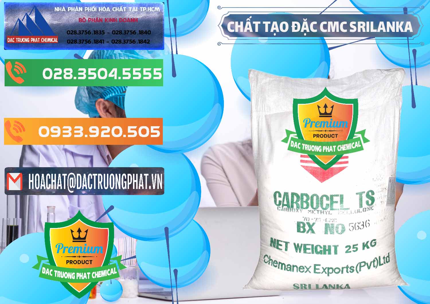 Nhà cung ứng & bán Chất Tạo Đặc CMC - Carboxyl Methyl Cellulose Srilanka - 0045 - Nơi phân phối _ bán hóa chất tại TP.HCM - hoachatxulynuoc.com.vn