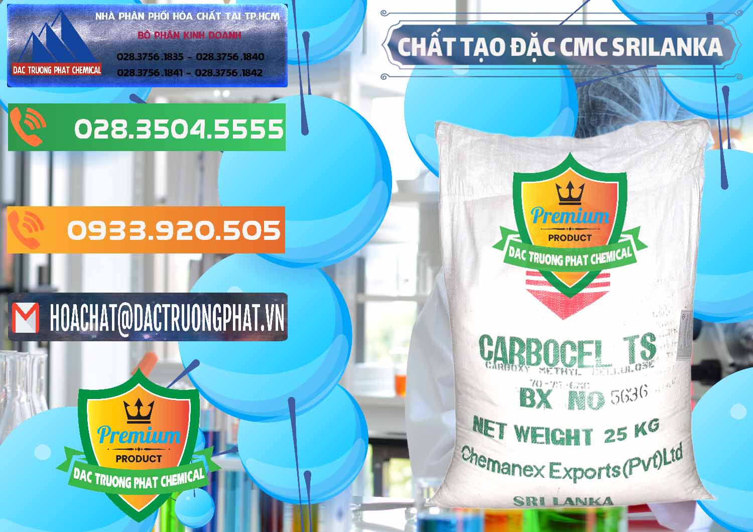 Đơn vị chuyên bán và phân phối Chất Tạo Đặc CMC - Carboxyl Methyl Cellulose Srilanka - 0045 - Chuyên phân phối - kinh doanh hóa chất tại TP.HCM - hoachatxulynuoc.com.vn