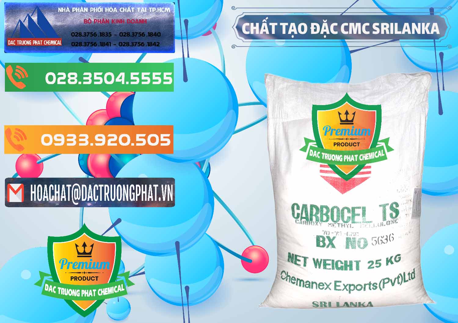 Cty chuyên phân phối & bán Chất Tạo Đặc CMC - Carboxyl Methyl Cellulose Srilanka - 0045 - Đơn vị nhập khẩu ( phân phối ) hóa chất tại TP.HCM - hoachatxulynuoc.com.vn