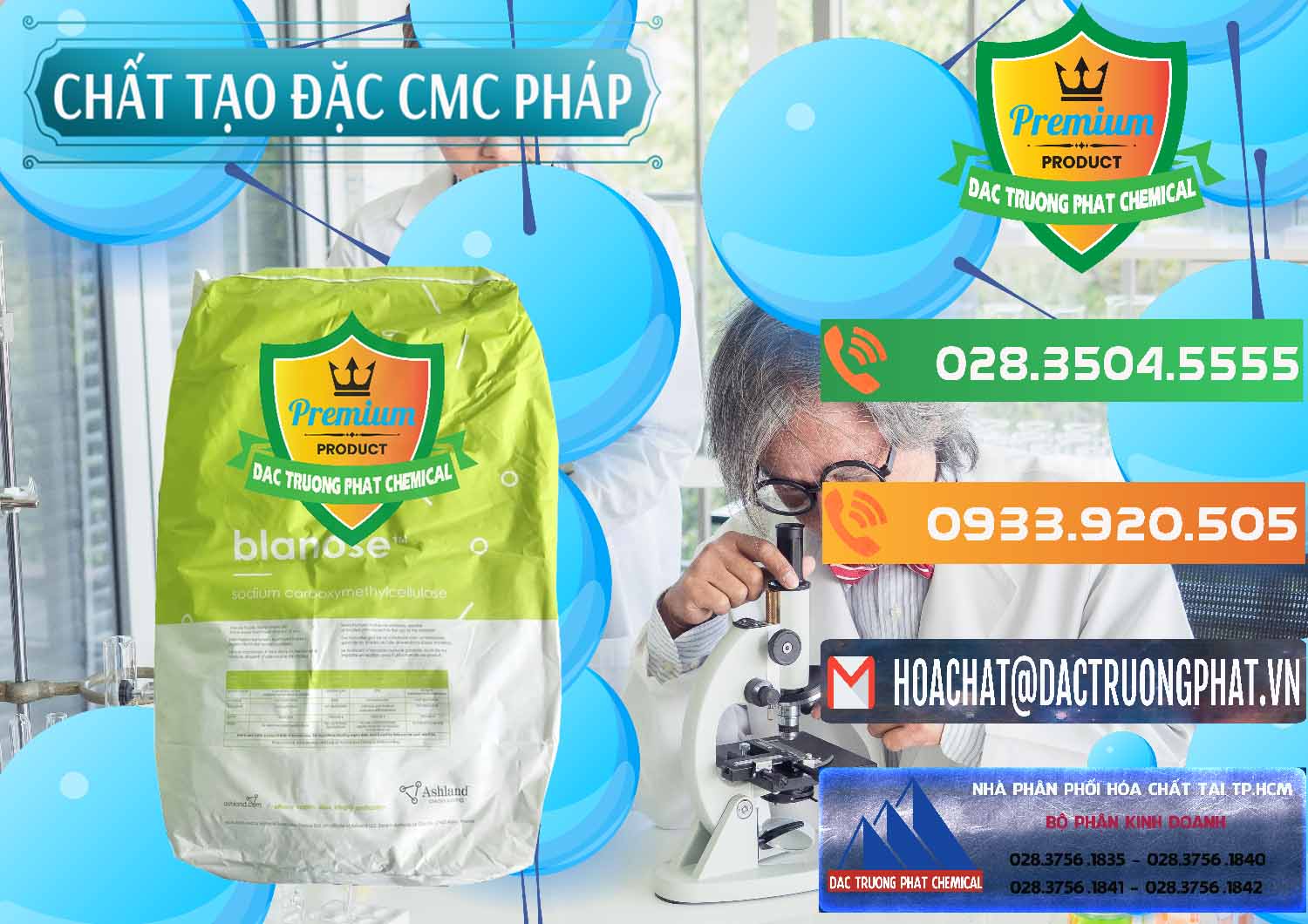 Công ty chuyên kinh doanh - bán Chất Tạo Đặc CMC - Carboxyl Methyl Cellulose Pháp France - 0394 - Nơi nhập khẩu ( phân phối ) hóa chất tại TP.HCM - hoachatxulynuoc.com.vn