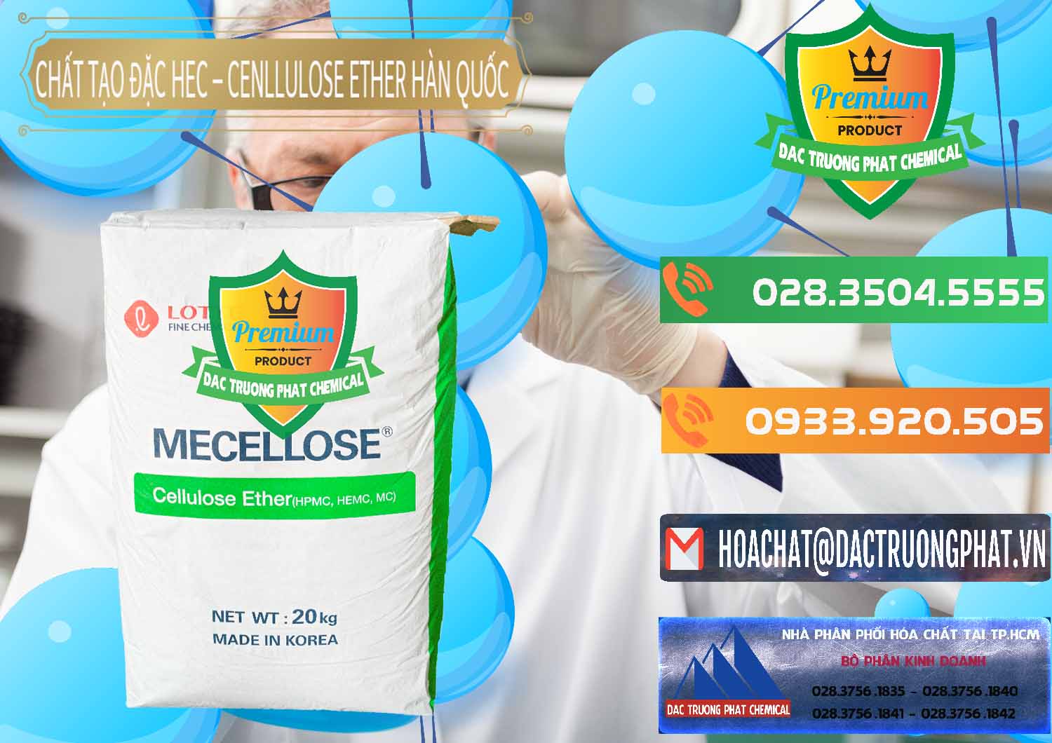 Nơi chuyên cung ứng & bán Chất Tạo Đặc Hec Mecellose – Cenllulose Ether Lotte Hàn Quốc Korea - 0050 - Cty chuyên cung cấp ( nhập khẩu ) hóa chất tại TP.HCM - hoachatxulynuoc.com.vn