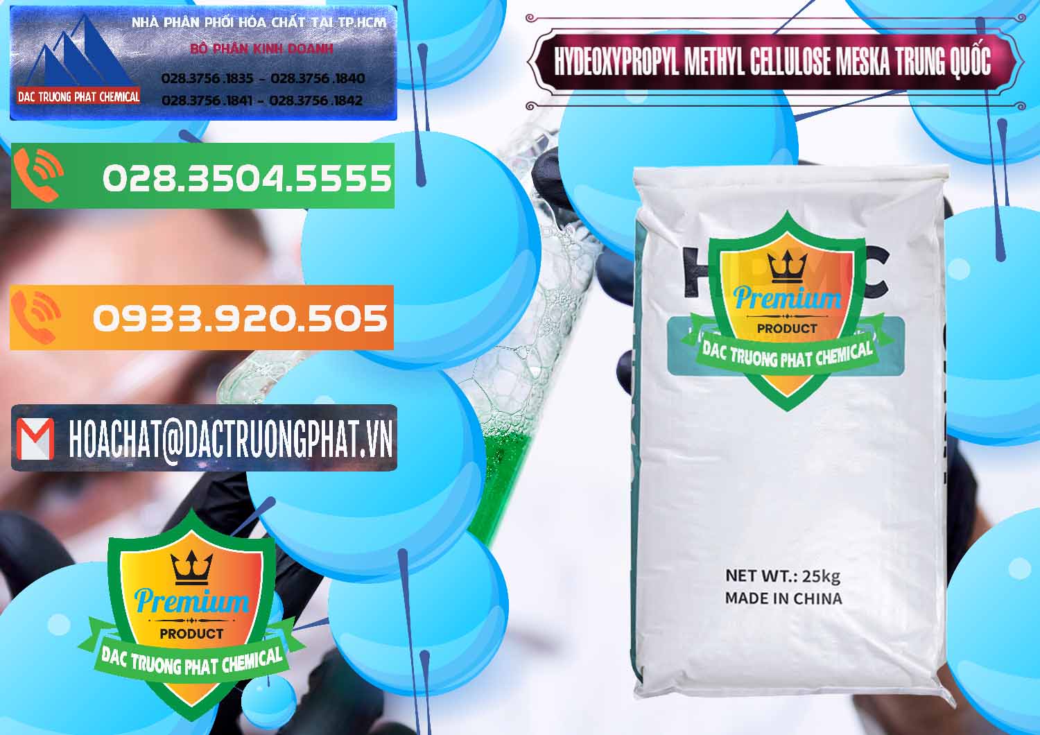 Cty cung ứng ( bán ) Chất Tạo Đặc HPMC - Hydroxypropyl Methyl Cellulose Trung Quốc China - 0395 - Nơi chuyên phân phối & kinh doanh hóa chất tại TP.HCM - hoachatxulynuoc.com.vn