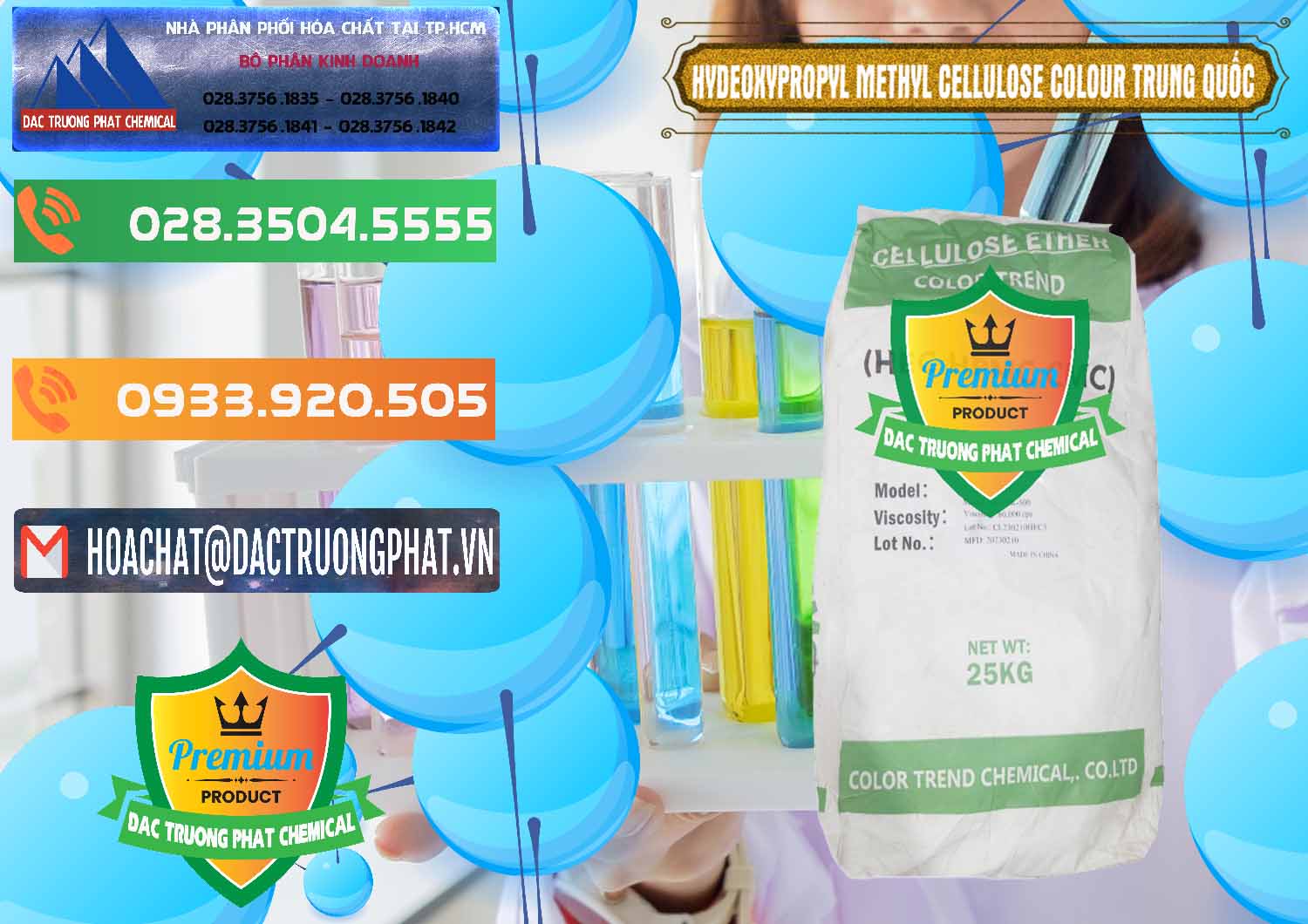 Nhà phân phối - bán Chất Tạo Đặc HPMC - Hydroxypropyl Methyl Cellulose Color Trung Quốc China - 0397 - Công ty nhập khẩu ( cung cấp ) hóa chất tại TP.HCM - hoachatxulynuoc.com.vn