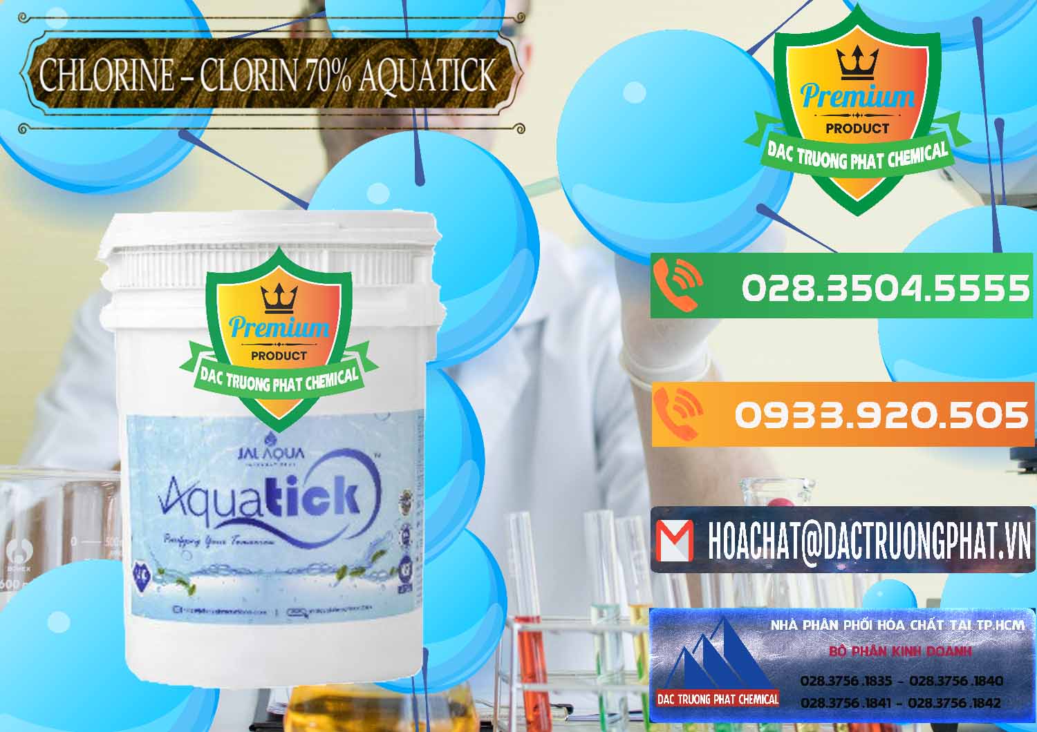Nơi kinh doanh - bán Chlorine – Clorin 70% Aquatick Thùng Cao Jal Aqua Ấn Độ India - 0237 - Bán - cung cấp hóa chất tại TP.HCM - hoachatxulynuoc.com.vn