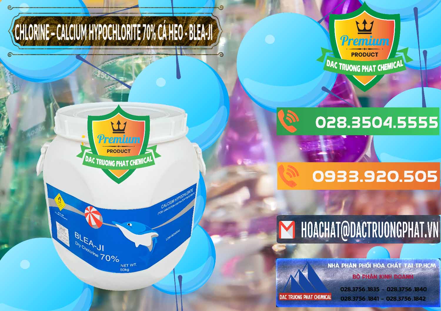 Nơi cung cấp ( bán ) Clorin - Chlorine Cá Heo 70% Blea-Ji Trung Quốc China - 0056 - Công ty cung cấp & phân phối hóa chất tại TP.HCM - hoachatxulynuoc.com.vn