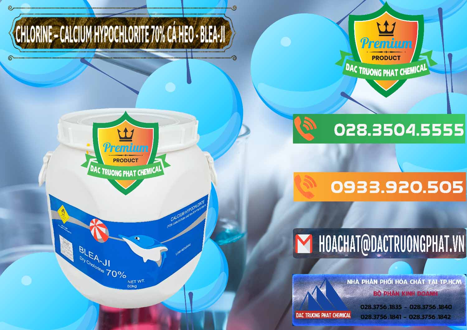 Nơi phân phối và bán Clorin - Chlorine Cá Heo 70% Blea-Ji Trung Quốc China - 0056 - Chuyên kinh doanh - phân phối hóa chất tại TP.HCM - hoachatxulynuoc.com.vn