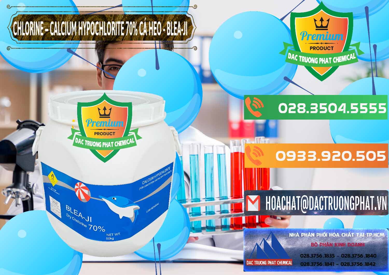Bán & phân phối Clorin - Chlorine Cá Heo 70% Blea-Ji Trung Quốc China - 0056 - Cung cấp _ kinh doanh hóa chất tại TP.HCM - hoachatxulynuoc.com.vn