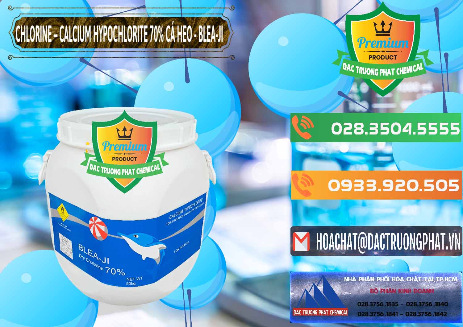 Đơn vị nhập khẩu & bán Clorin - Chlorine Cá Heo 70% Blea-Ji Trung Quốc China - 0056 - Đơn vị kinh doanh & cung cấp hóa chất tại TP.HCM - hoachatxulynuoc.com.vn