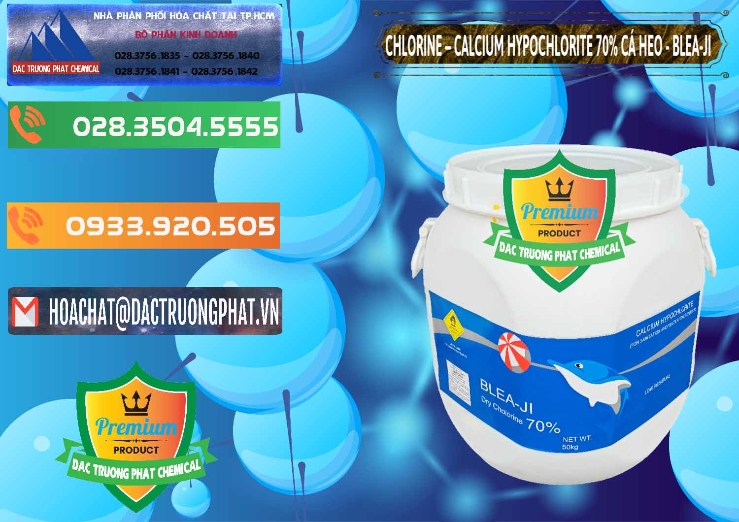 Công ty bán ( phân phối ) Clorin - Chlorine Cá Heo 70% Blea-Ji Trung Quốc China - 0056 - Cty chuyên kinh doanh và cung cấp hóa chất tại TP.HCM - hoachatxulynuoc.com.vn