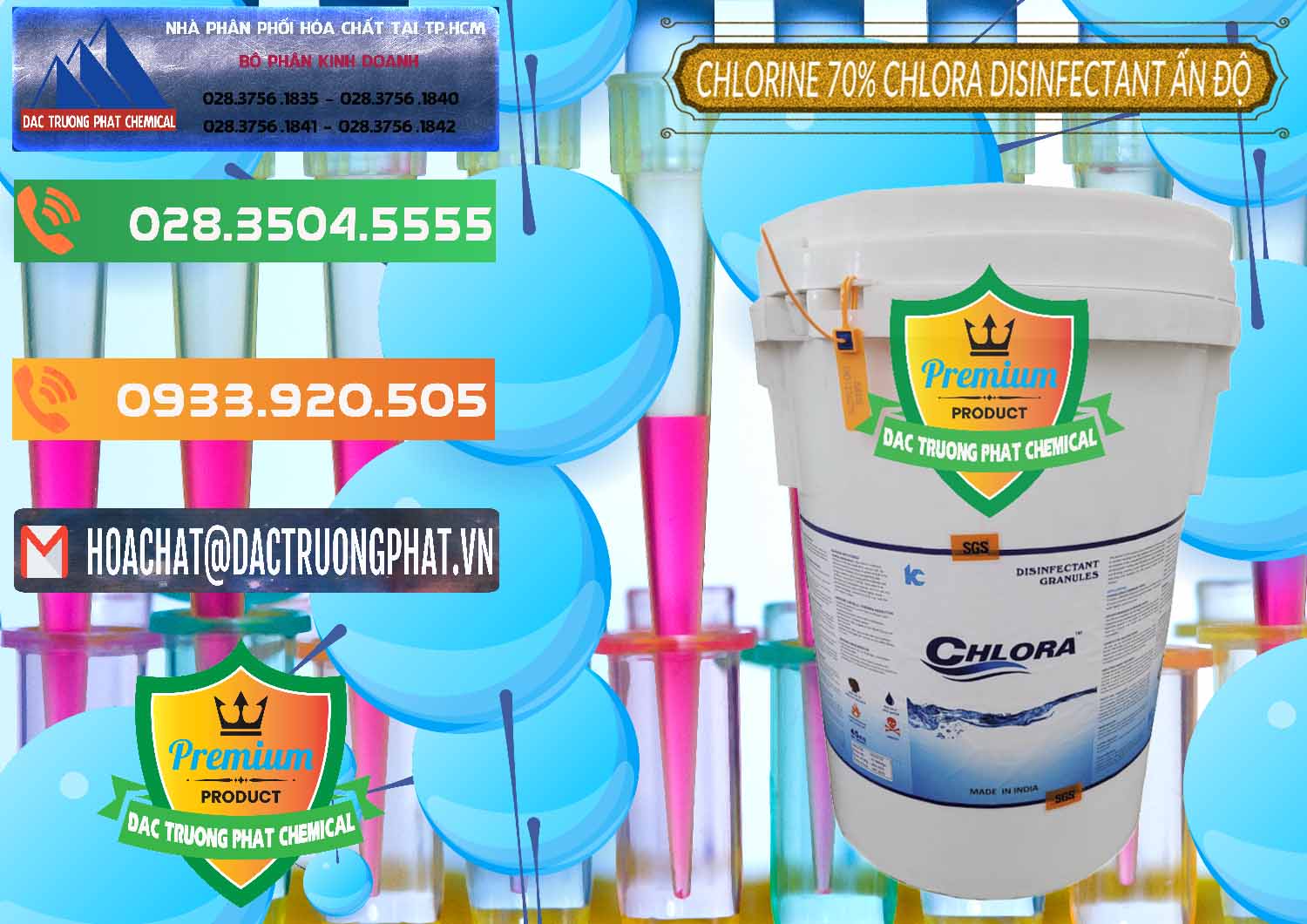 Chuyên bán ( phân phối ) Chlorine – Clorin 70% Chlora Disinfectant Ấn Độ India - 0213 - Chuyên cung cấp ( bán ) hóa chất tại TP.HCM - hoachatxulynuoc.com.vn