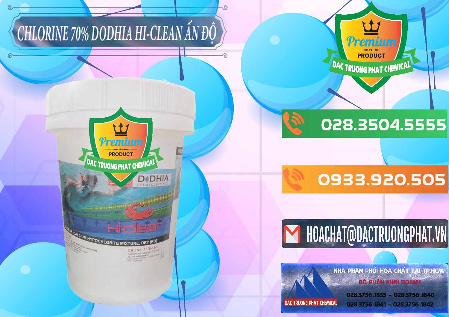 Bán _ phân phối Chlorine – Clorin 70% Dodhia Hi-Clean Ấn Độ India - 0214 - Cung cấp và phân phối hóa chất tại TP.HCM - hoachatxulynuoc.com.vn