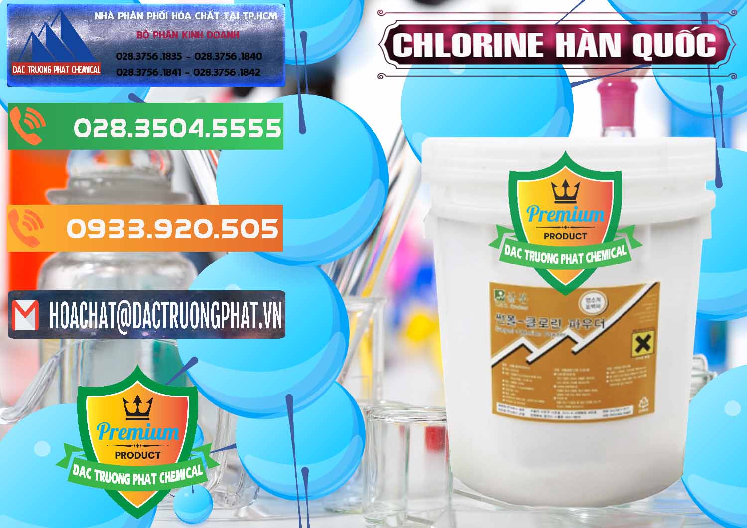 Cty chuyên phân phối và bán Chlorine – Clorin 70% Hàn Quốc Korea - 0345 - Cty phân phối _ cung ứng hóa chất tại TP.HCM - hoachatxulynuoc.com.vn