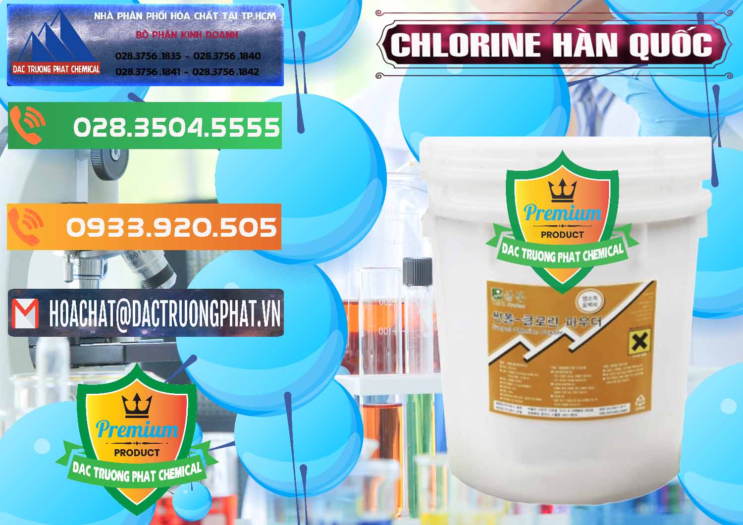 Nơi chuyên phân phối & bán Chlorine – Clorin 70% Hàn Quốc Korea - 0345 - Cty cung cấp _ nhập khẩu hóa chất tại TP.HCM - hoachatxulynuoc.com.vn