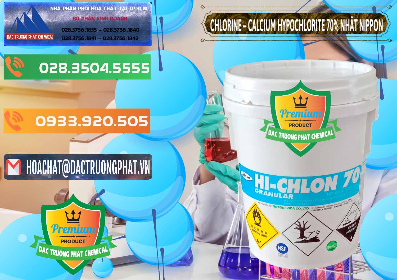 Cty chuyên kinh doanh và bán Clorin – Chlorine 70% Nippon Soda Nhật Bản Japan - 0055 - Cty chuyên kinh doanh - phân phối hóa chất tại TP.HCM - hoachatxulynuoc.com.vn