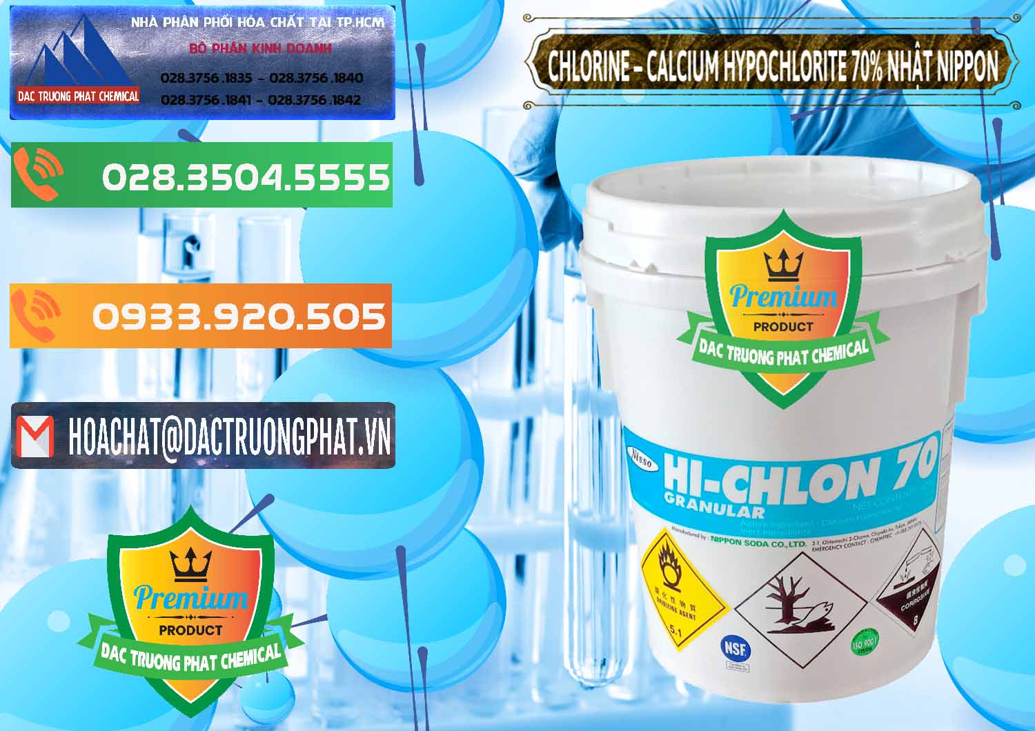 Nhà cung cấp - bán Clorin – Chlorine 70% Nippon Soda Nhật Bản Japan - 0055 - Đơn vị chuyên phân phối và nhập khẩu hóa chất tại TP.HCM - hoachatxulynuoc.com.vn