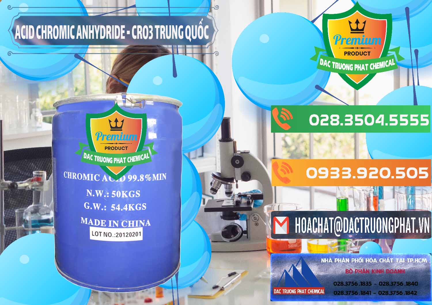 Nơi phân phối và bán Acid Chromic Anhydride - Cromic CRO3 Trung Quốc China - 0007 - Cung cấp và nhập khẩu hóa chất tại TP.HCM - hoachatxulynuoc.com.vn