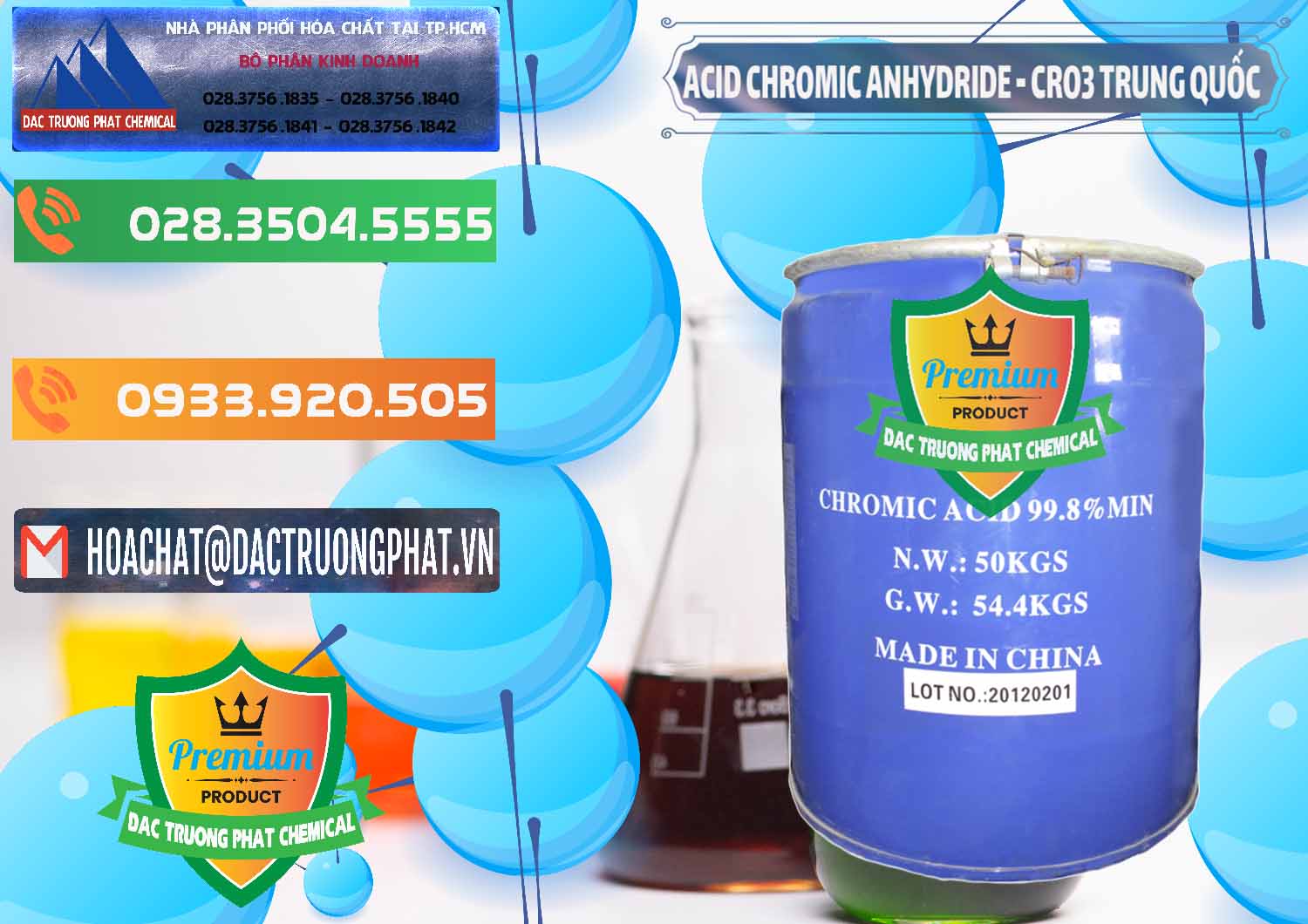 Bán và cung ứng Acid Chromic Anhydride - Cromic CRO3 Trung Quốc China - 0007 - Nơi cung cấp _ kinh doanh hóa chất tại TP.HCM - hoachatxulynuoc.com.vn