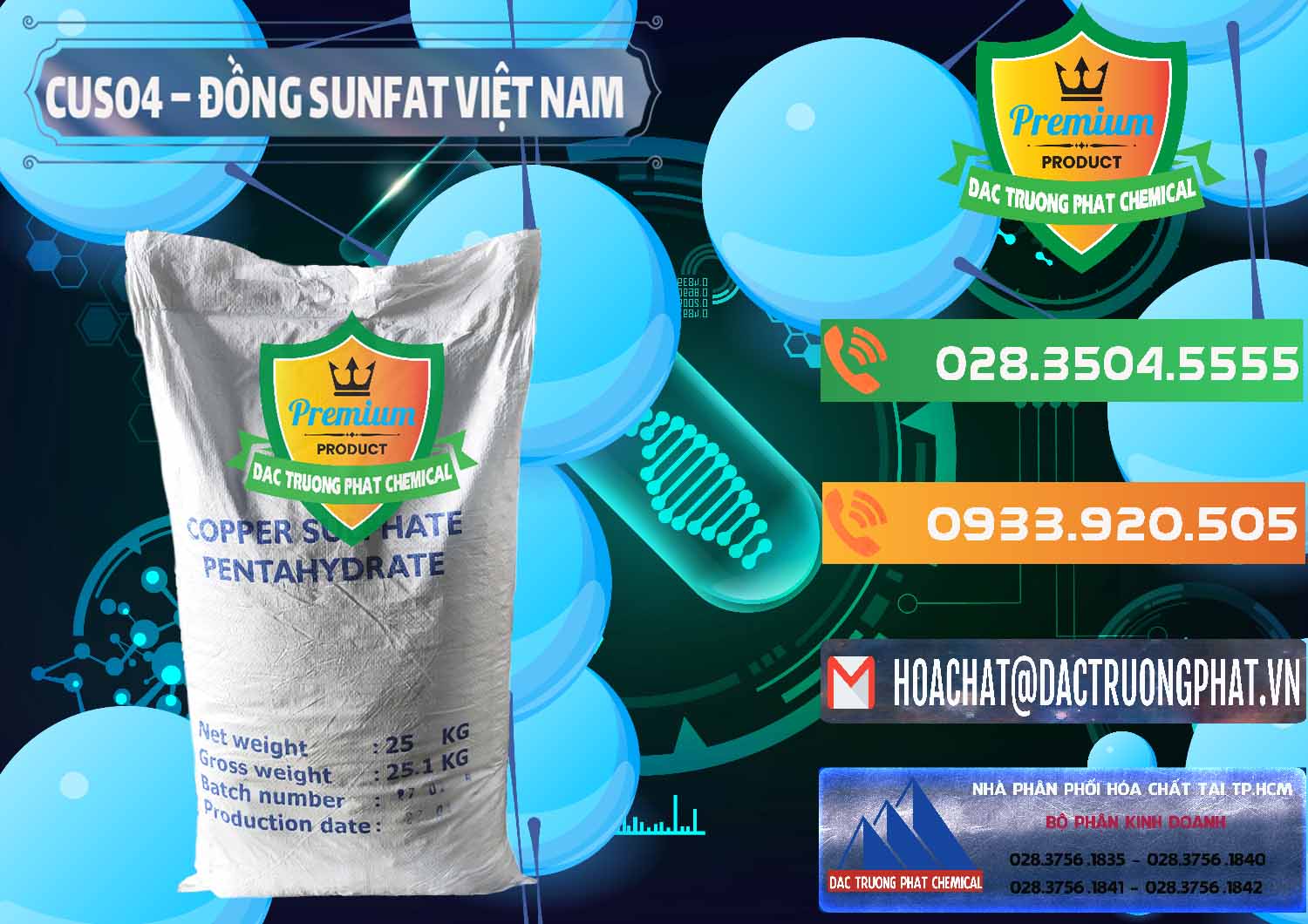 Đơn vị chuyên cung ứng ( phân phối ) CuSO4 – Đồng Sunfat Dạng Bột Việt Nam - 0196 - Công ty chuyên cung ứng & phân phối hóa chất tại TP.HCM - hoachatxulynuoc.com.vn