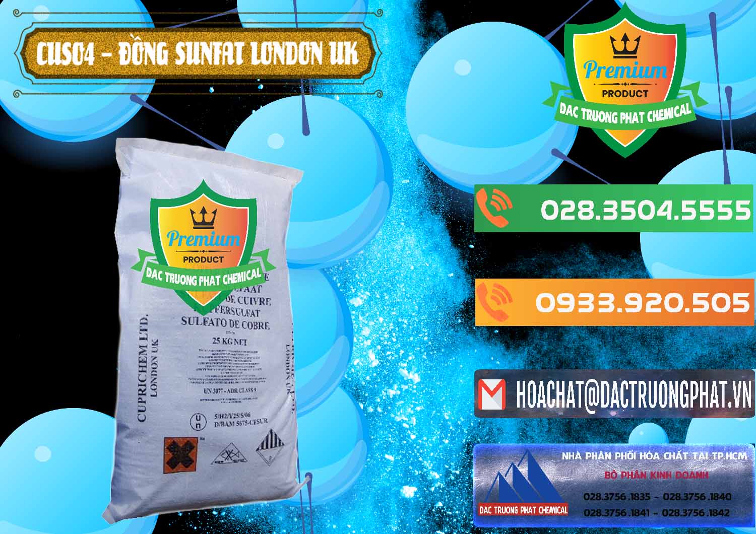 Nơi chuyên kinh doanh - bán CuSO4 – Đồng Sunfat Anh Uk Kingdoms - 0478 - Công ty bán ( cung cấp ) hóa chất tại TP.HCM - hoachatxulynuoc.com.vn