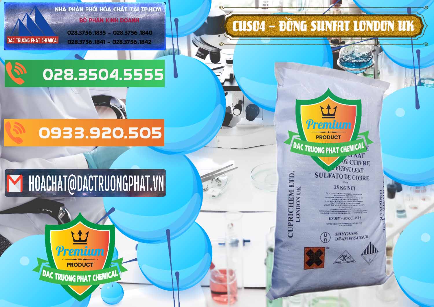 Công ty chuyên nhập khẩu _ bán CuSO4 – Đồng Sunfat Anh Uk Kingdoms - 0478 - Công ty cung cấp _ bán hóa chất tại TP.HCM - hoachatxulynuoc.com.vn