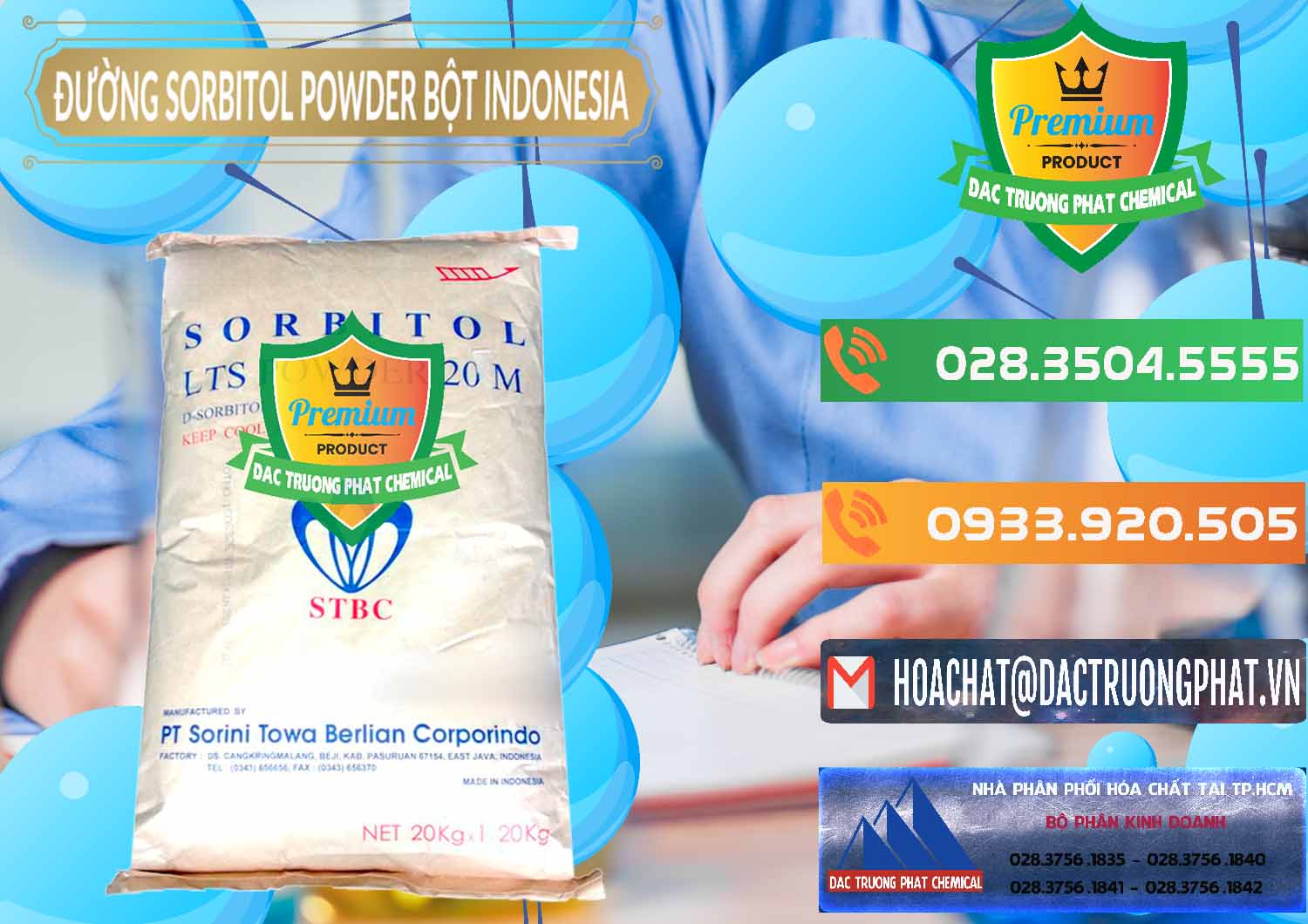Cty chuyên cung ứng - bán D-Sorbitol Bột - C6H14O6 Food Grade Indonesia - 0320 - Công ty chuyên cung cấp - kinh doanh hóa chất tại TP.HCM - hoachatxulynuoc.com.vn