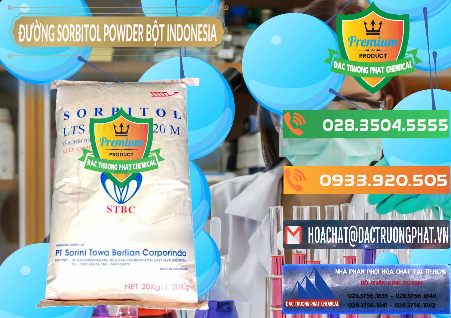 Kinh doanh và bán D-Sorbitol Bột - C6H14O6 Food Grade Indonesia - 0320 - Đơn vị chuyên cung cấp _ nhập khẩu hóa chất tại TP.HCM - hoachatxulynuoc.com.vn