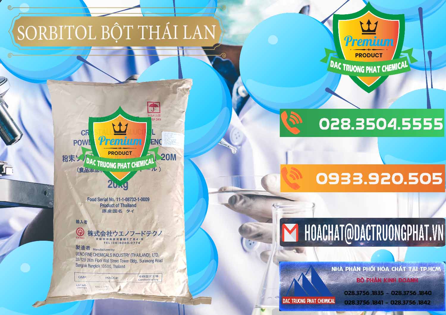 Công ty bán - phân phối D-Sorbitol Bột - C6H14O6 Food Grade Thái Lan Thailand - 0322 - Đơn vị cung cấp _ bán hóa chất tại TP.HCM - hoachatxulynuoc.com.vn