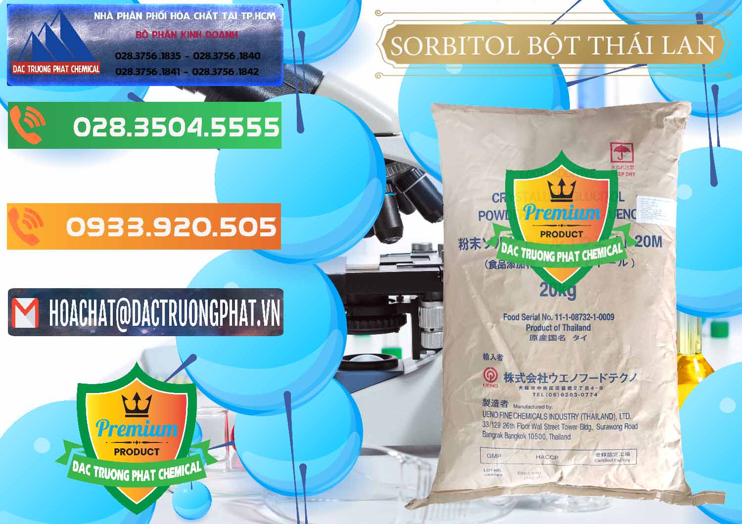 Chuyên cung cấp & bán D-Sorbitol Bột - C6H14O6 Food Grade Thái Lan Thailand - 0322 - Nơi chuyên phân phối & bán hóa chất tại TP.HCM - hoachatxulynuoc.com.vn