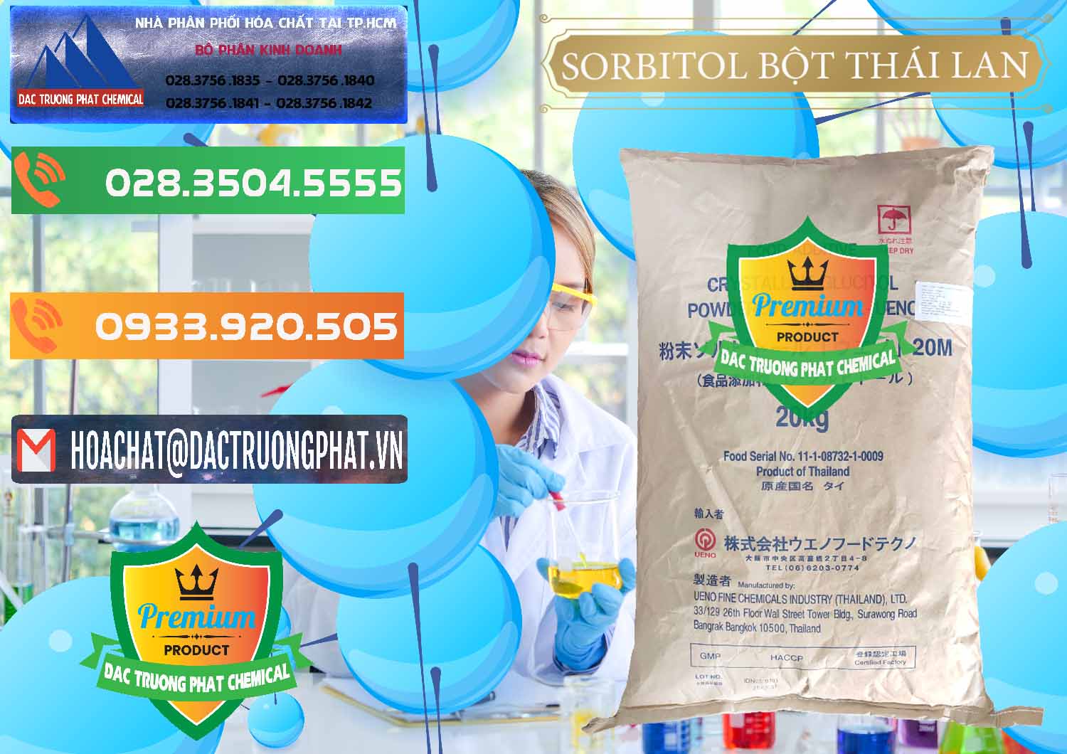 Công ty nhập khẩu - bán D-Sorbitol Bột - C6H14O6 Food Grade Thái Lan Thailand - 0322 - Công ty chuyên phân phối ( cung ứng ) hóa chất tại TP.HCM - hoachatxulynuoc.com.vn