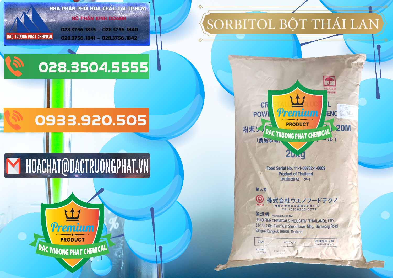 Đơn vị bán và cung ứng D-Sorbitol Bột - C6H14O6 Food Grade Thái Lan Thailand - 0322 - Công ty chuyên phân phối & bán hóa chất tại TP.HCM - hoachatxulynuoc.com.vn