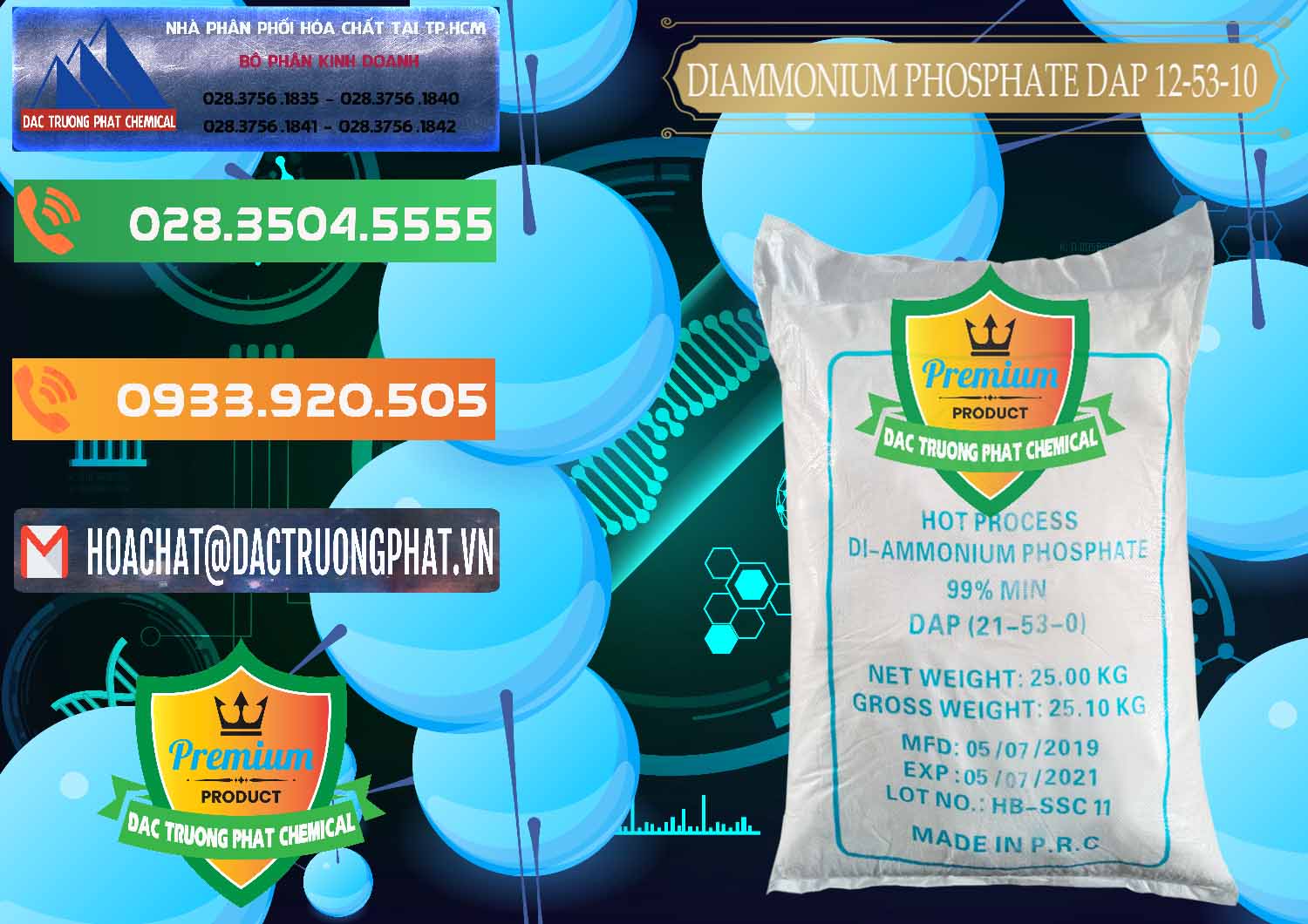 Nhà cung cấp và bán DAP - Diammonium Phosphate Trung Quốc China - 0319 - Nơi chuyên cung ứng ( phân phối ) hóa chất tại TP.HCM - hoachatxulynuoc.com.vn